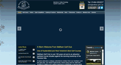Desktop Screenshot of meltham-golf.co.uk