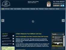 Tablet Screenshot of meltham-golf.co.uk